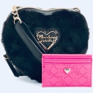 Juicy Couture licorice heart crossbody